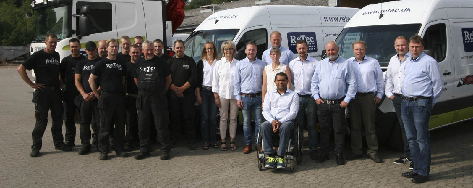 Happy employees at ReTec